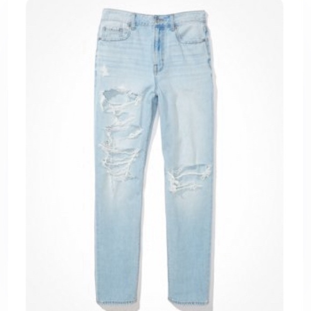 AE Ripped Mom Jeans